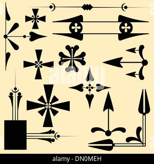 Ornamento gotico Illustrazione Vettoriale