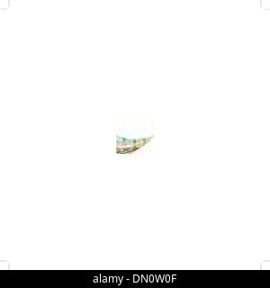 Abstract sfondo con linee curve. eps10 Illustrazione Vettoriale