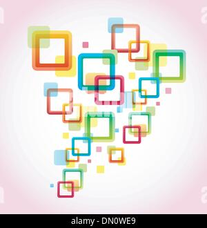 Colori disegnati a mano fumetti Illustrazione Vettoriale