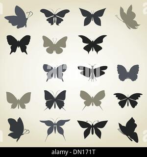 Raccolta la farfalla Illustrazione Vettoriale