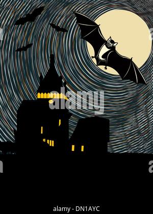 Halloween illustrazione Illustrazione Vettoriale