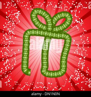 Carino snake (simbolo di 2013 l'anno) Illustrazione Vettoriale