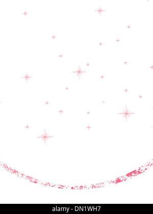 Natale multicolore con il simbolo del fiocco di neve. EPS 8 Illustrazione Vettoriale