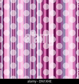 Seamless striped pattern rosa Illustrazione Vettoriale