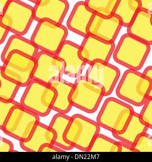 Abstract seamless pattern con piazze Illustrazione Vettoriale