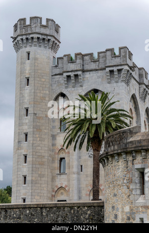 Arteaga Palace a Riserva della Biosfera di Urdaibai, Biscaglia, Paesi Baschi Foto Stock