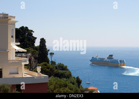 Partenze traghetti Nizza. Foto Stock