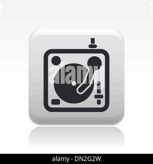 Illustrazione Vettoriale di singola icona dj Illustrazione Vettoriale