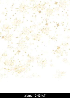 Natale multicolore con il simbolo del fiocco di neve. EPS 8 Illustrazione Vettoriale