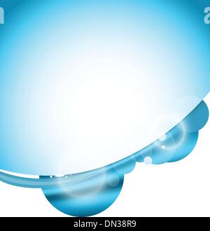 Abstract sfondo blu, il modello di progetto Illustrazione Vettoriale