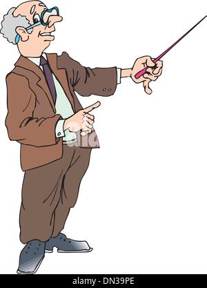 Direttore d'orchestra Illustrazione Vettoriale