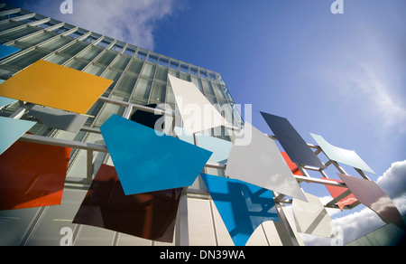 Bbc d'entrata al centro di Glasgow con disegno astratto da David Chipperfield Foto Stock