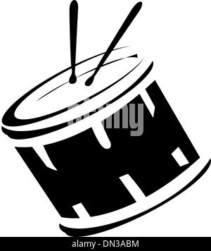 Bass drum strumento Illustrazione Vettoriale