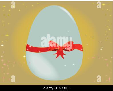 Nastro Uovo di Pasqua Illustrazione Vettoriale
