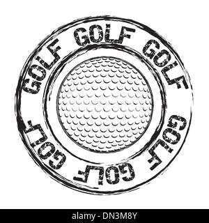 Illustrazione di golf Illustrazione Vettoriale