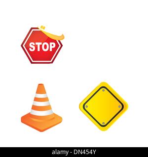 Icone di costruzione Illustrazione Vettoriale