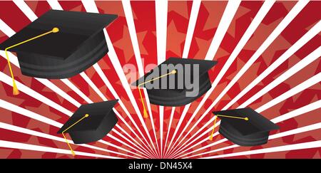 cappello di laurea Illustrazione Vettoriale