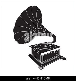 Grammofono Illustrazione Vettoriale