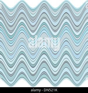 Abstract sfondo ondulato Illustrazione Vettoriale