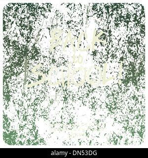 Si torna a scuola poster. Vettore Illustrazione Vettoriale