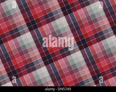 Plaid tessuto texture Illustrazione Vettoriale