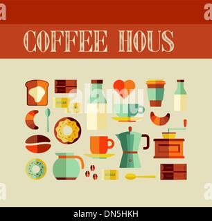 Coffee House concept Illustrazione Vettoriale