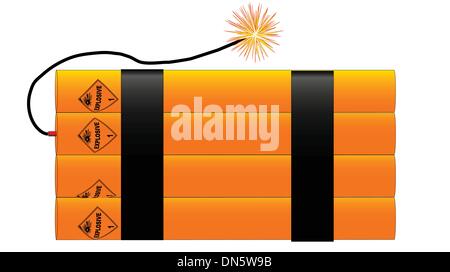 Dinamite Illustrazione Vettoriale