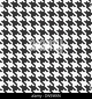 Seamless Pattern Houndstooth Illustrazione Vettoriale