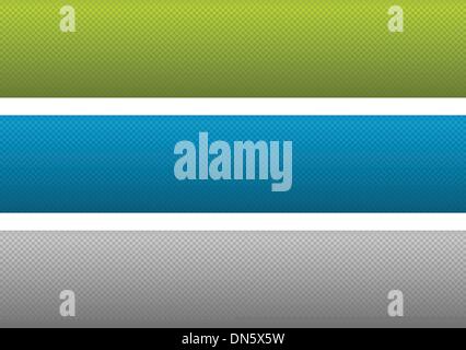 Set di vettore di semplici banner pubblicitari Illustrazione Vettoriale