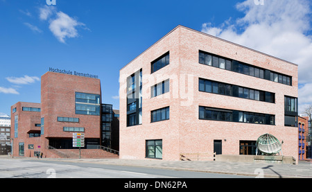 Università di Scienze Applicate di Bremerhaven, Università dal mare, una ex scuola marittima, estensioni Bremerhaven, Brema Foto Stock