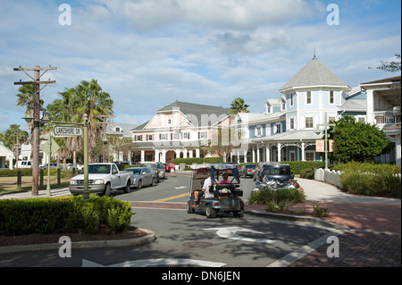 Sumter lo sbarco di una grande area di pensionamento nei villaggi Florida USA Foto Stock