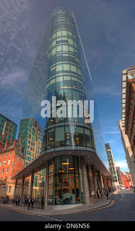 Manchester Kyocera Office Building, Chancery Place, Brown St / Upper King Street Conservation Area, Manchester, Inghilterra, Regno Unito, M2 4DU Foto Stock