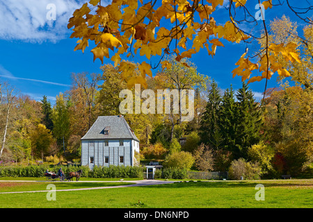 Goethe Garden House in Ilm Park, Weimar, Turingia, Germania Foto Stock