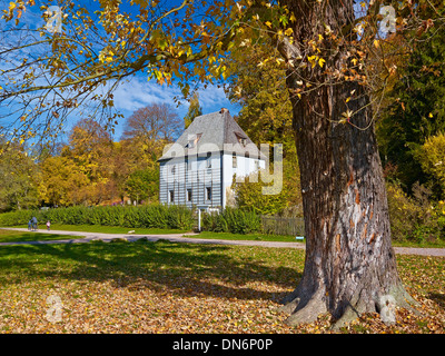 Goethe Garden House in Ilm Park, Weimar, Turingia, Germania Foto Stock