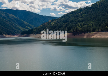 Palisades serbatoio fornisce acqua di irrigazione a Snake River Plain in Idaho Foto Stock