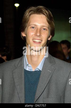 Ottobre 14, 2002 - Hollywood, CA, Stati Uniti d'America - GABRIEL MANN ..K26759TR ''abbandonare'' PREMIERE.Paramount Pictures, Hollywood, CA. .Ott 14, 2002. TOM RODRIGUEZ/ 2002 (credito Immagine: © Globo foto/ZUMAPRESS.com) Foto Stock