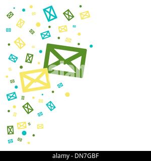 La busta sfondo Illustrazione Vettoriale