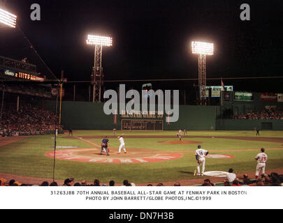 Luglio 12, 1999 - 31263JBB 70TH Annuale BASEBALL ALL-STAR GAME al Fenway Park di Boston. JOHN BARRETT/ 1999(Credit Immagine: © Globo foto/ZUMAPRESS.com) Foto Stock