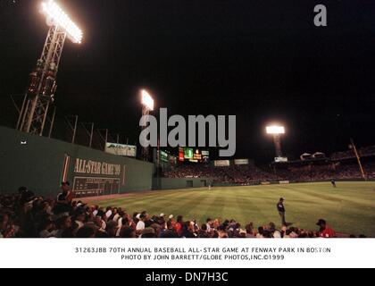 Luglio 12, 1999 - 31263JBB 70TH Annuale BASEBALL ALL-STAR GAME al Fenway Park di Boston. JOHN BARRETT/ 1999(Credit Immagine: © Globo foto/ZUMAPRESS.com) Foto Stock