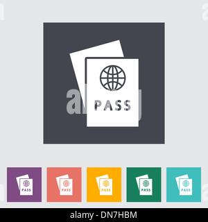 Passaporto Illustrazione Vettoriale