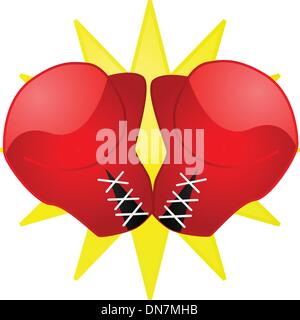 Guantoni da boxe Illustrazione Vettoriale