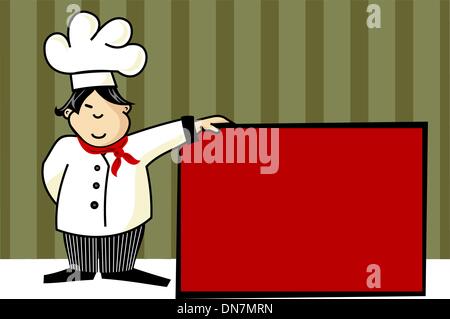 Chef di cucina cinese Illustrazione Vettoriale