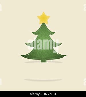 Albero di natale card Illustrazione Vettoriale