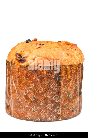 Il panettone, italiano tradizionale torta di Natale Foto Stock