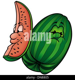 Melone Illustrazione Vettoriale