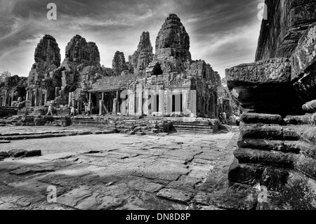 Il Bayon cortile anteriore Foto Stock