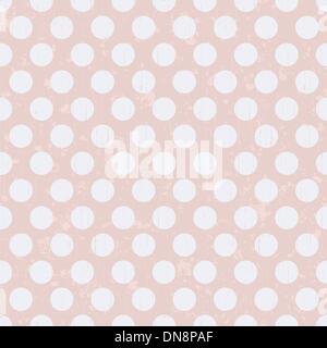 Seamless pois texture grunge Illustrazione Vettoriale