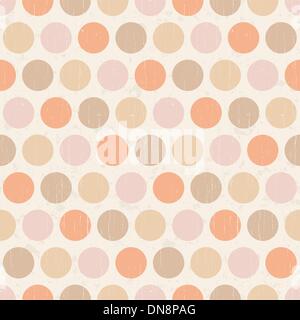 Seamless pois texture grunge Illustrazione Vettoriale