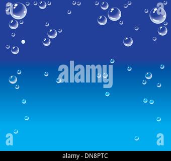 Bolle in acqua Illustrazione Vettoriale