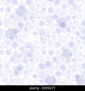 Seamless viola delicato pattern grunge Illustrazione Vettoriale